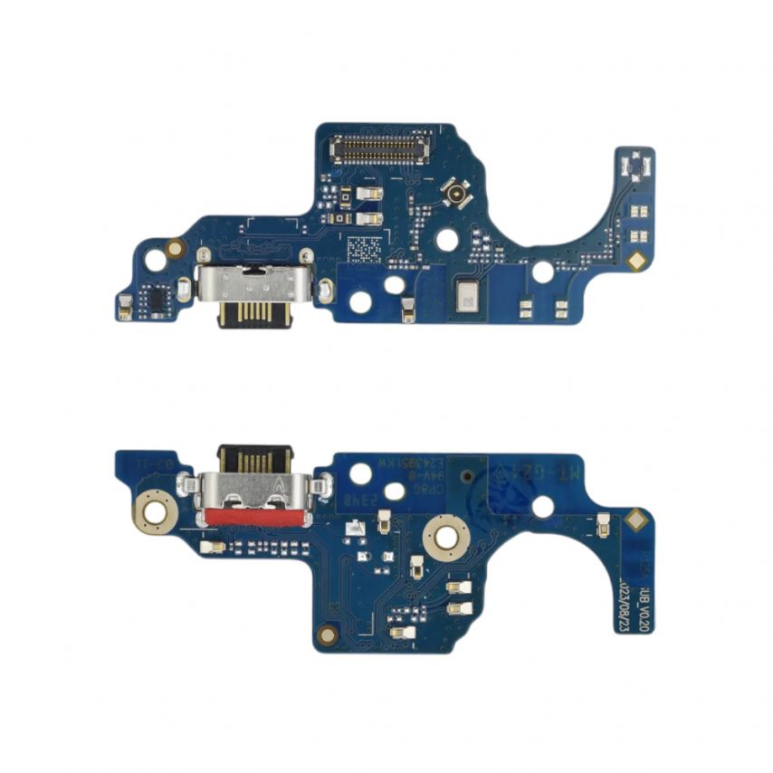 Шлейф (нижняя плата) для Motorola Moto G24 XT2423, Moto G24 Power XT2425-4 с разъемом зарядки и микрофоном Original Quality