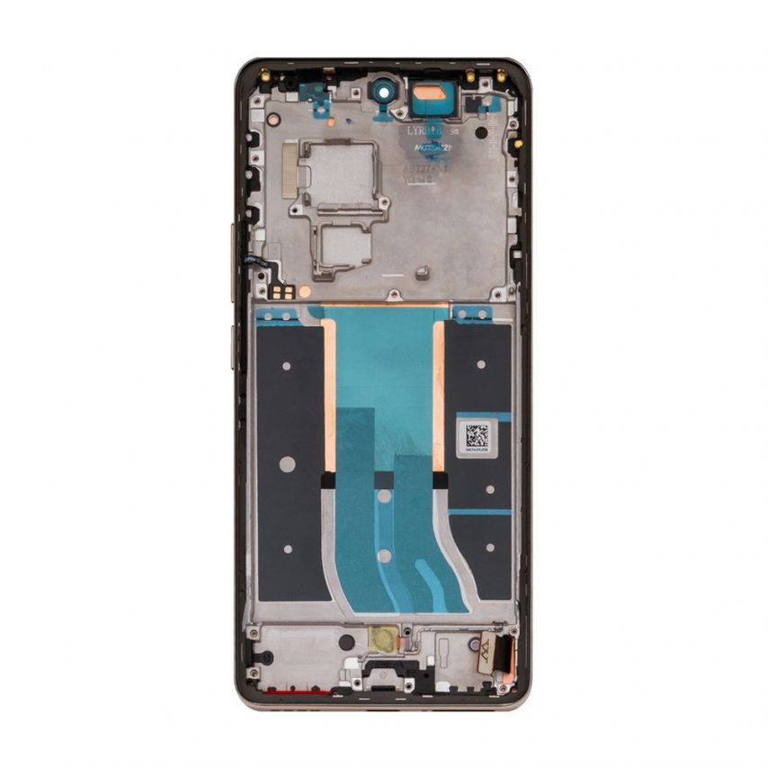 Дисплей (LCD) для Realme 12 Pro, 12 Pro Plus з тачскріном та рамкою Gold (Amoled) Original Quality