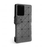 Чехол-книжка Status (18:9) 6.0'' ромб grey