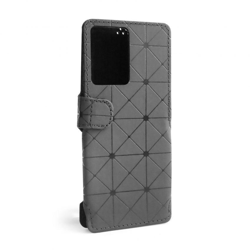 Чохол-книжка Status (18:9) 6.5'' ромб grey