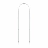 Ремінець для Apple iPhone Crossbody Strap grey-silver
