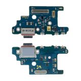 Шлейф (нижня плата) для Samsung Galaxy S20 Plus/G985 (2020), S20 Plus 5G/G986 (2020) з роз'ємом живлення та мікрофоном black Original (знятий)