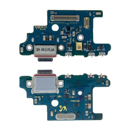 Шлейф (нижняя плата) для Samsung Galaxy S20 Plus/G985 (2020), S20 Plus 5G/G986 (2020) с разъемом зарядки и микрофоном black Original (снятый) - купить за 541.20 грн в Киеве, Украине