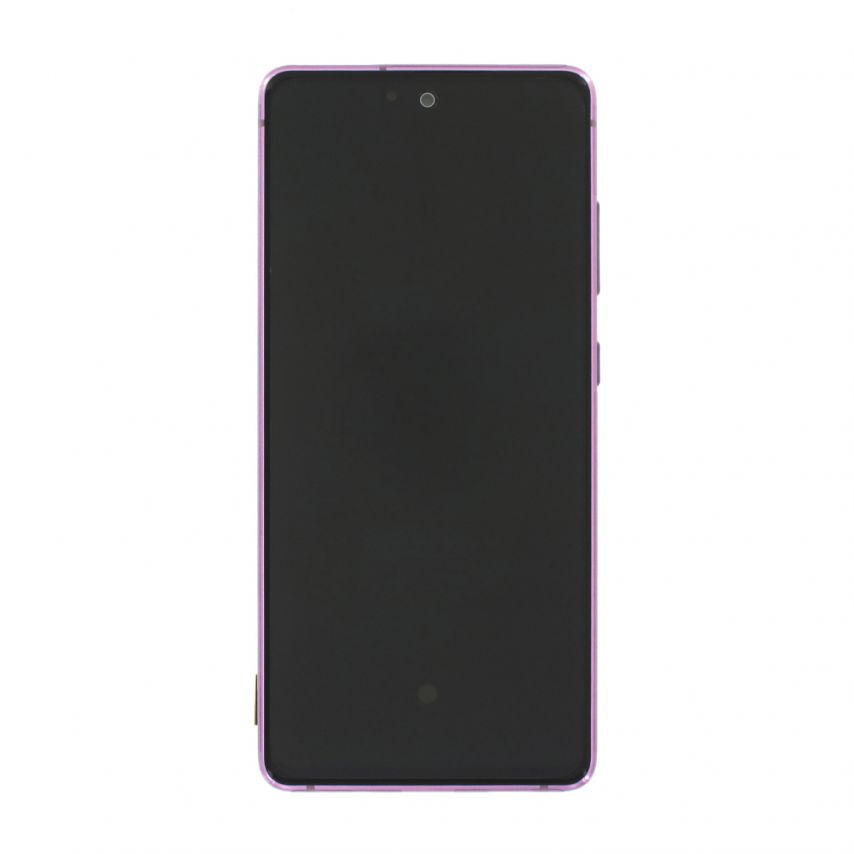 Дисплей (LCD) для Samsung Galaxy S20 FE/G780 (2020) з тачскріном та рамкою Cloud Lavender (Amoled) Service Original (PN:GH82-24219C)