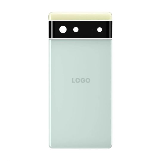 Задняя крышка для Google Pixel 6 (нижняя часть, со стеклом камеры) Sorta Seafoam Original Quality - купить за 801.83 грн в Киеве, Украине