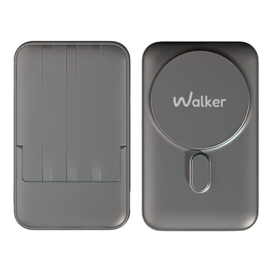 Power Bank WALKER WB-710 10000mAh Magsafe с подставкой black - купить за 1 151.80 грн в Киеве, Украине