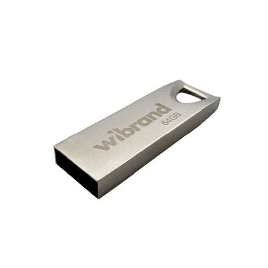 Флеш-память USB Wibrand Taipan 64GB USB 2.0 silver - купить за 204.24 грн в Киеве, Украине