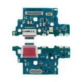 Шлейф (нижня плата) для Samsung Galaxy S20 Ultra/G988 (2020) з роз'ємом живлення та мікрофоном black Original (знятий)