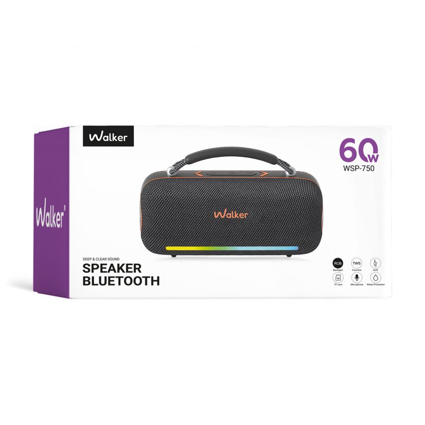 Портативная колонка WALKER WSP-750 60W