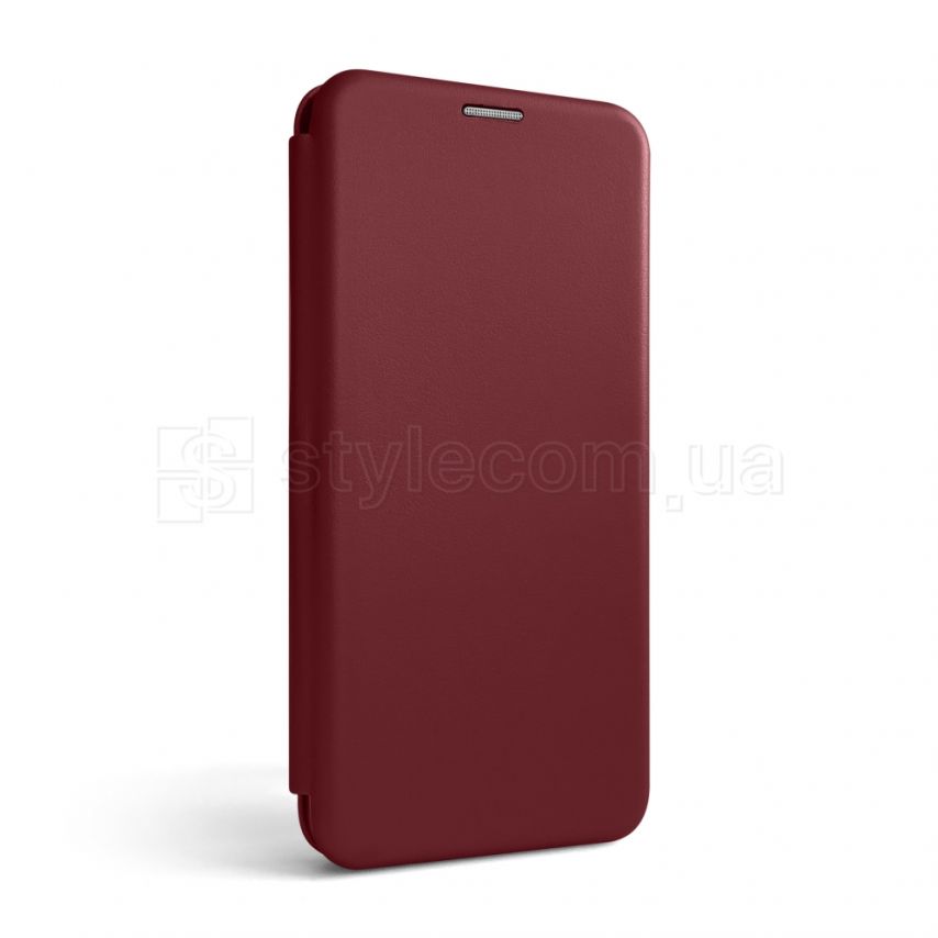 Чехол-книжка Premium для Samsung Galaxy A12/A125 (2020) marsala