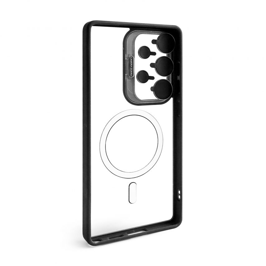 Чохол з функцією MagSafe для Samsung Galaxy S26 Ultra/S948 (2026) з підставкою та захистом для камер black (3)