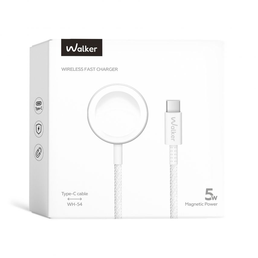 Бездротовий зарядний пристрій для Apple Watch WALKER WH-54 5W white