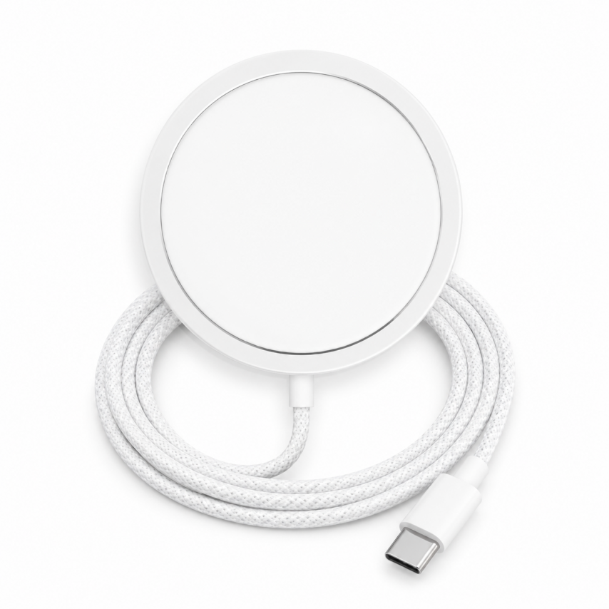 Беспроводное зарядное устройство WALKER WH-55 15W MagSafe white