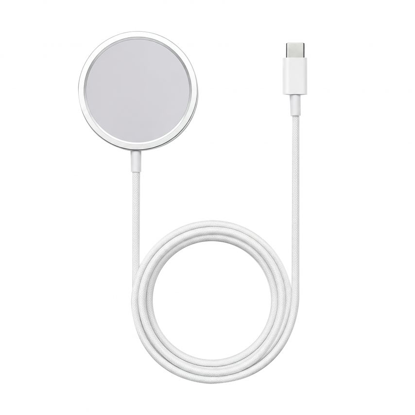 Беспроводное зарядное устройство WALKER WH-55 15W MagSafe white