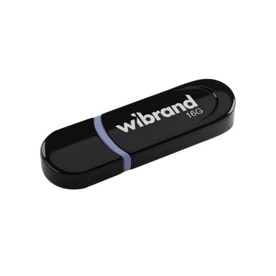 Флеш-пам'ять USB Wibrand Panther 16GB USB 2.0 black - купити за 252.00 грн у Києві, Україні