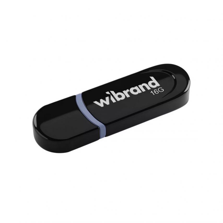 Флеш-память USB Wibrand Panther 16GB USB 2.0 black