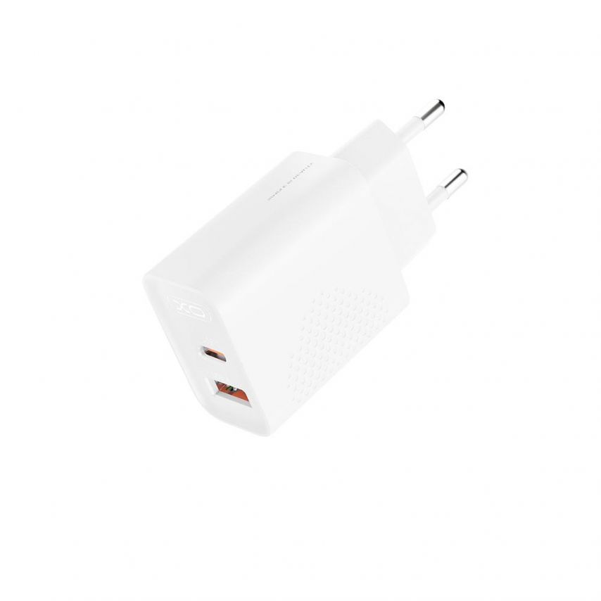 Мережевий зарядний пристрій (адаптер) XO L161 PD_20W / QC3.0_18W white