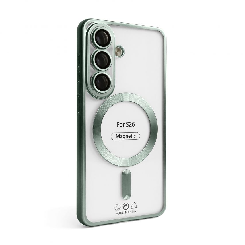 Чехол с функцией MagSafe для Samsung Galaxy S26/S942 (2026) mint-green (05) матовый