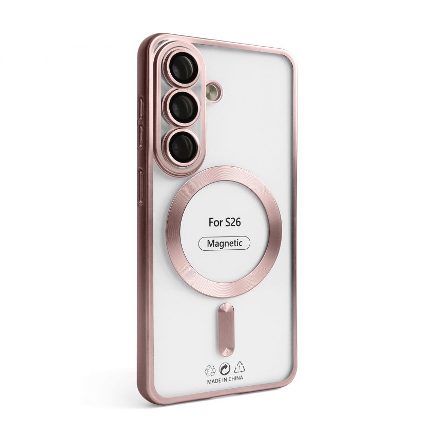 Чохол з функцією MagSafe для Samsung Galaxy S26/S942 (2026) pink (06) матовий