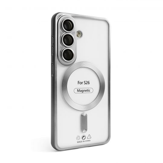 Чехол с функцией MagSafe для Samsung Galaxy S26/S942 (2026) silver (10) матовый - купить за 221.50 грн в Киеве, Украине