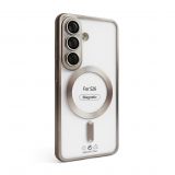 Чохол з функцією MagSafe для Samsung Galaxy S26/S942 (2026) grey (12) матовий