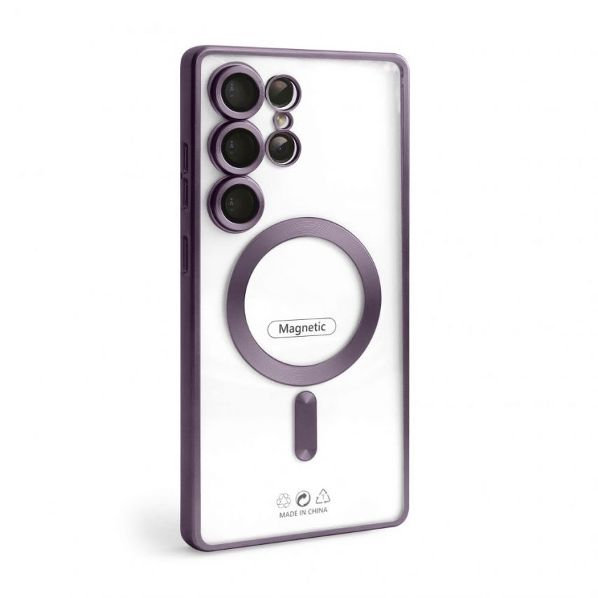 Чохол з функцією MagSafe для Samsung Galaxy S26 Ultra/S948 (2026) violet (02) матовий