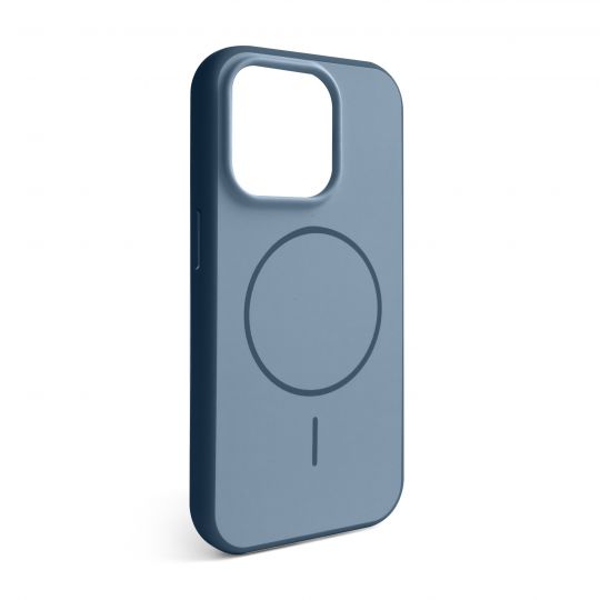 Чохол Soft Matte з MagSafe для Apple iPhone 15 Pro dark blue