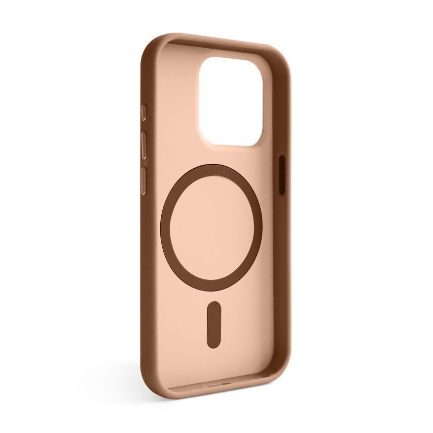 Чохол Soft Matte з MagSafe для Apple iPhone 15 Pro nude