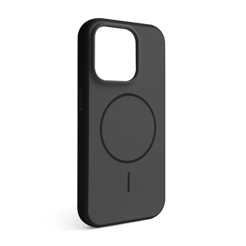 Чохол Soft Matte з MagSafe для Apple iPhone 15 Pro Max black