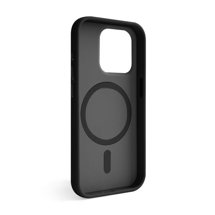 Чохол Soft Matte з MagSafe для Apple iPhone 15 Pro Max black