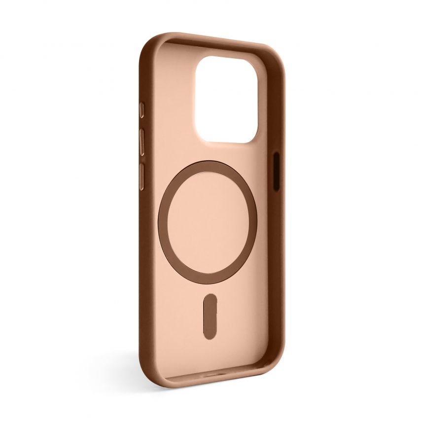 Чехол Soft Matte з MagSafe для Apple iPhone 15 Pro Max nude