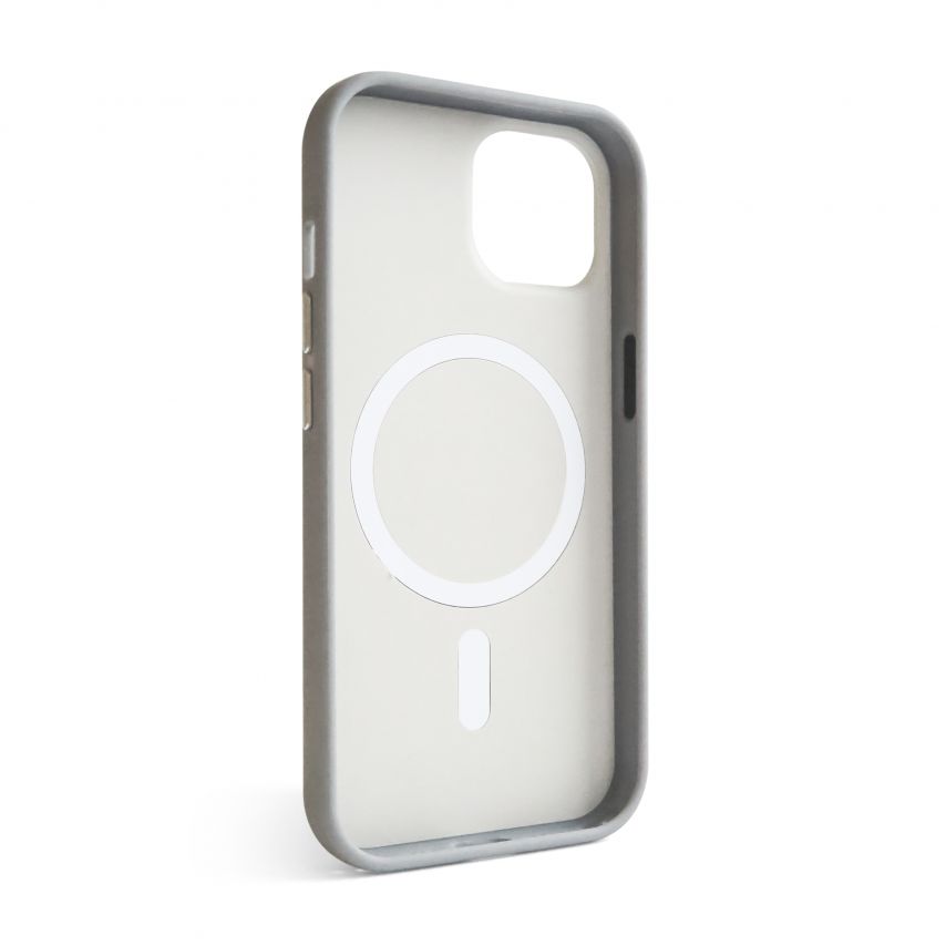 Чехол Soft Matte з MagSafe для Apple iPhone 15 white