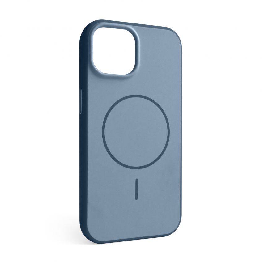 Чехол Soft Matte з MagSafe для Apple iPhone 15 dark blue