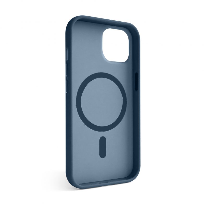 Чехол Soft Matte з MagSafe для Apple iPhone 15 dark blue