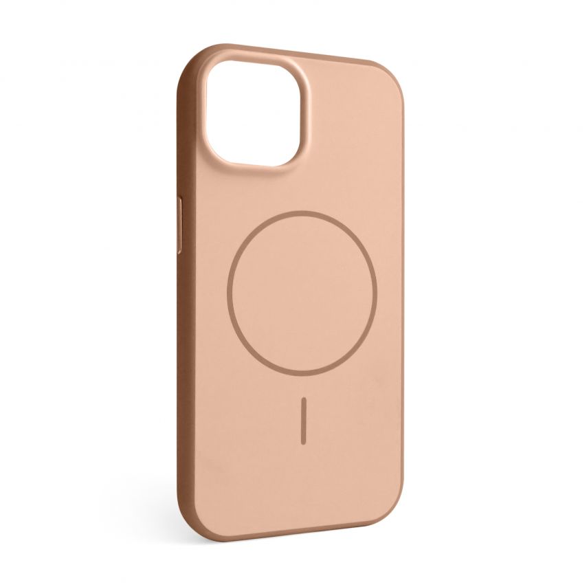Чехол Soft Matte з MagSafe для Apple iPhone 15 nude