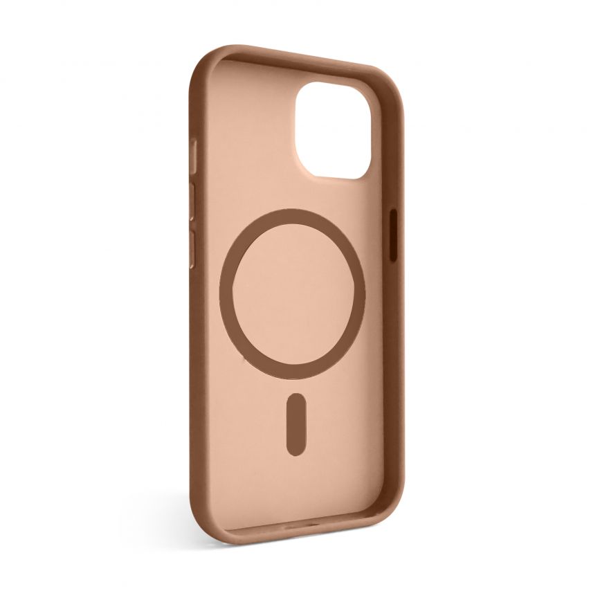 Чехол Soft Matte з MagSafe для Apple iPhone 15 nude