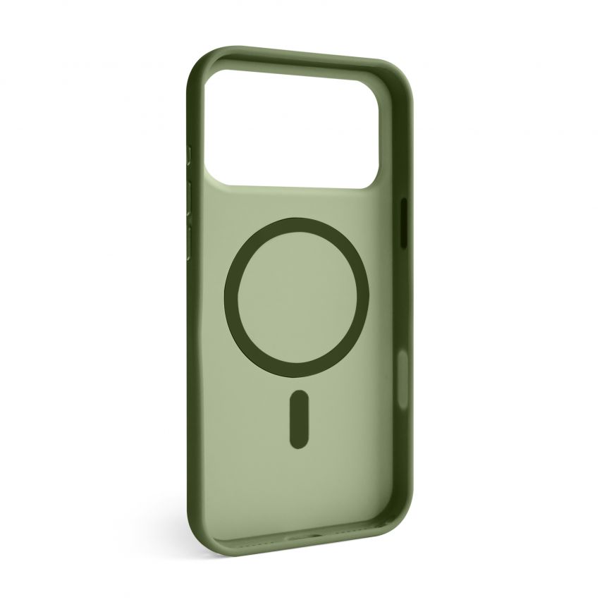 Чехол Soft Matte з MagSafe для Apple iPhone 17 Pro Max green