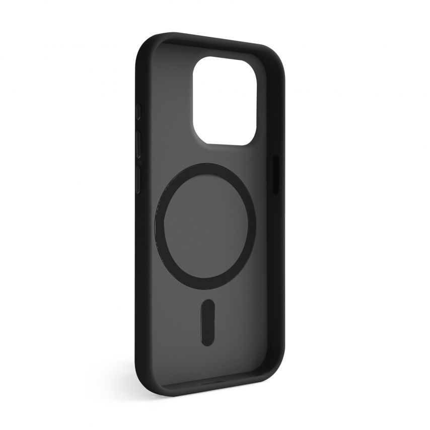 Чехол Soft Matte з MagSafe для Apple iPhone 16 Pro Max black