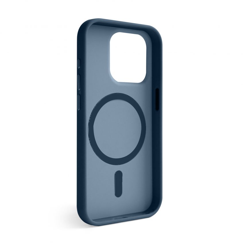Чехол Soft Matte з MagSafe для Apple iPhone 16 Pro Max dark blue