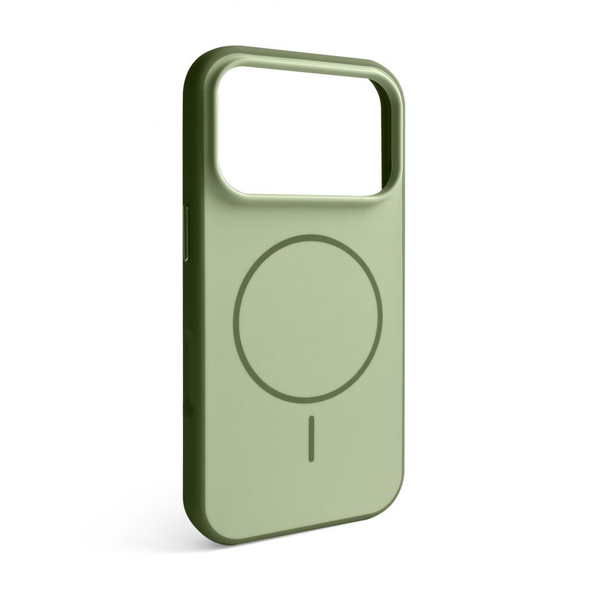 Чехол Soft Matte з MagSafe для Apple iPhone 17 Pro green