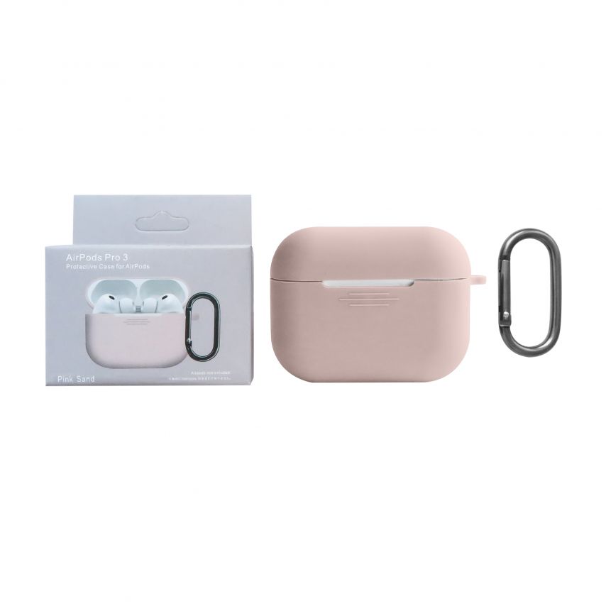 Чохол для Airpods Pro 3 Slim pink sand (02)