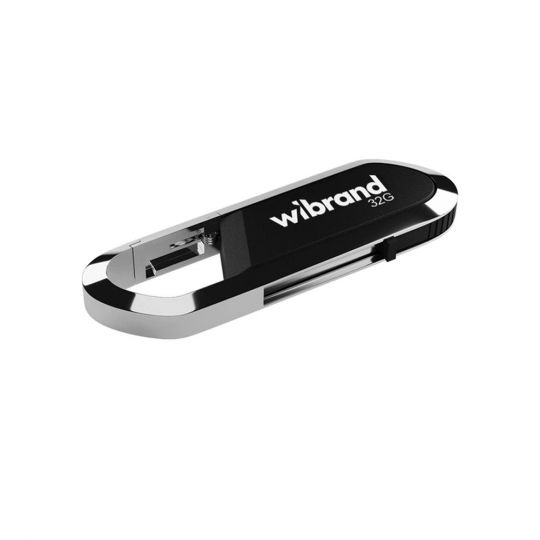 Флеш-память USB Wibrand Aligator 32GB USB 2.0 black