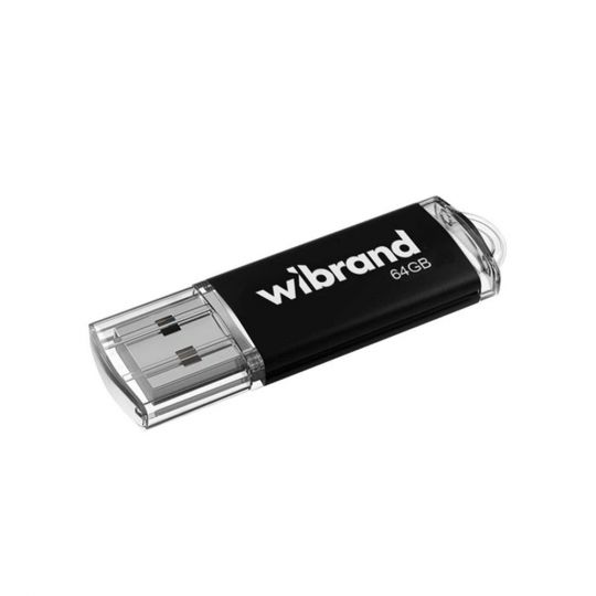 Флеш-память USB Wibrand Сougar 64GB USB 2.0 black