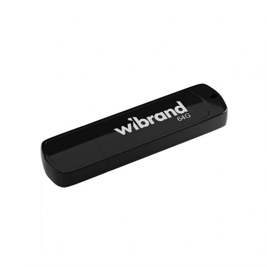 Флеш-память USB Wibrand Grizzly 64GB USB 2.0 black