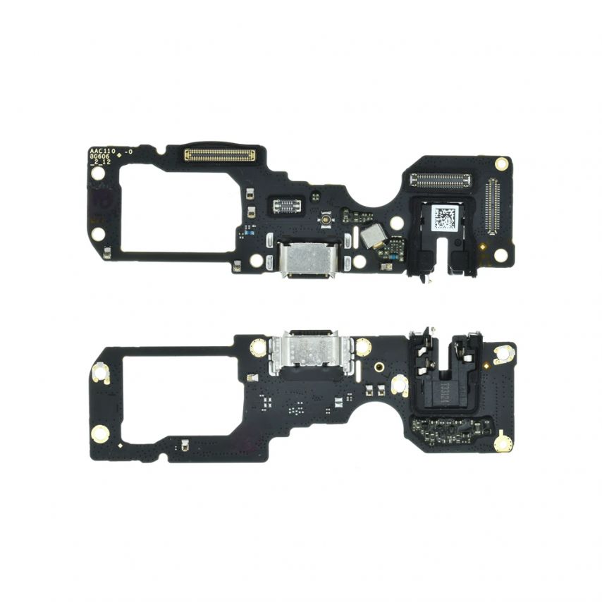 Шлейф (нижня плата) для Oppo A78 4G з роз'ємом зарядки і мікрофоном Original Quality