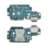 Шлейф (нижняя плата) для Samsung Galaxy S22 Ultra/S908 (2022) с разъемом зарядки и микрофоном Original Quality