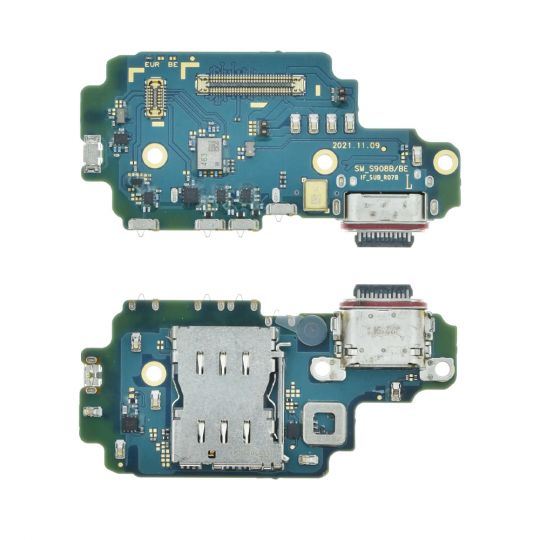 Шлейф (нижня плата) для Samsung Galaxy S22 Ultra/S908 (2022) з роз'ємом зарядки і мікрофоном Original Quality - купити за 536.03 грн у Києві, Україні