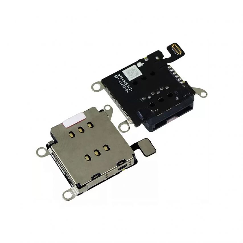 Держатель Sim-карты (лоток) для Apple iPhone 12, 12 Pro (Dual Sim) dark blue Original Quality