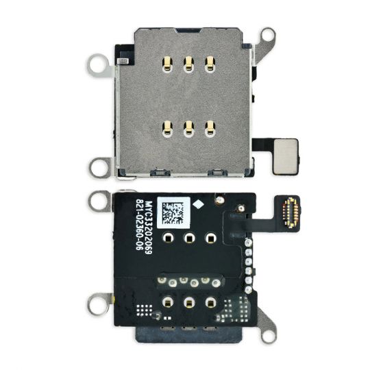 Тримач Sim-карти (лоток) для Apple iPhone 12, 12 Pro (Dual Sim) black High Quality - купити за 57.59 грн у Києві, Україні