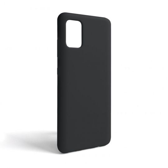 Чохол Full Silicone Case для Samsung Galaxy A51/A515 (2019) black (17) (без логотипу)